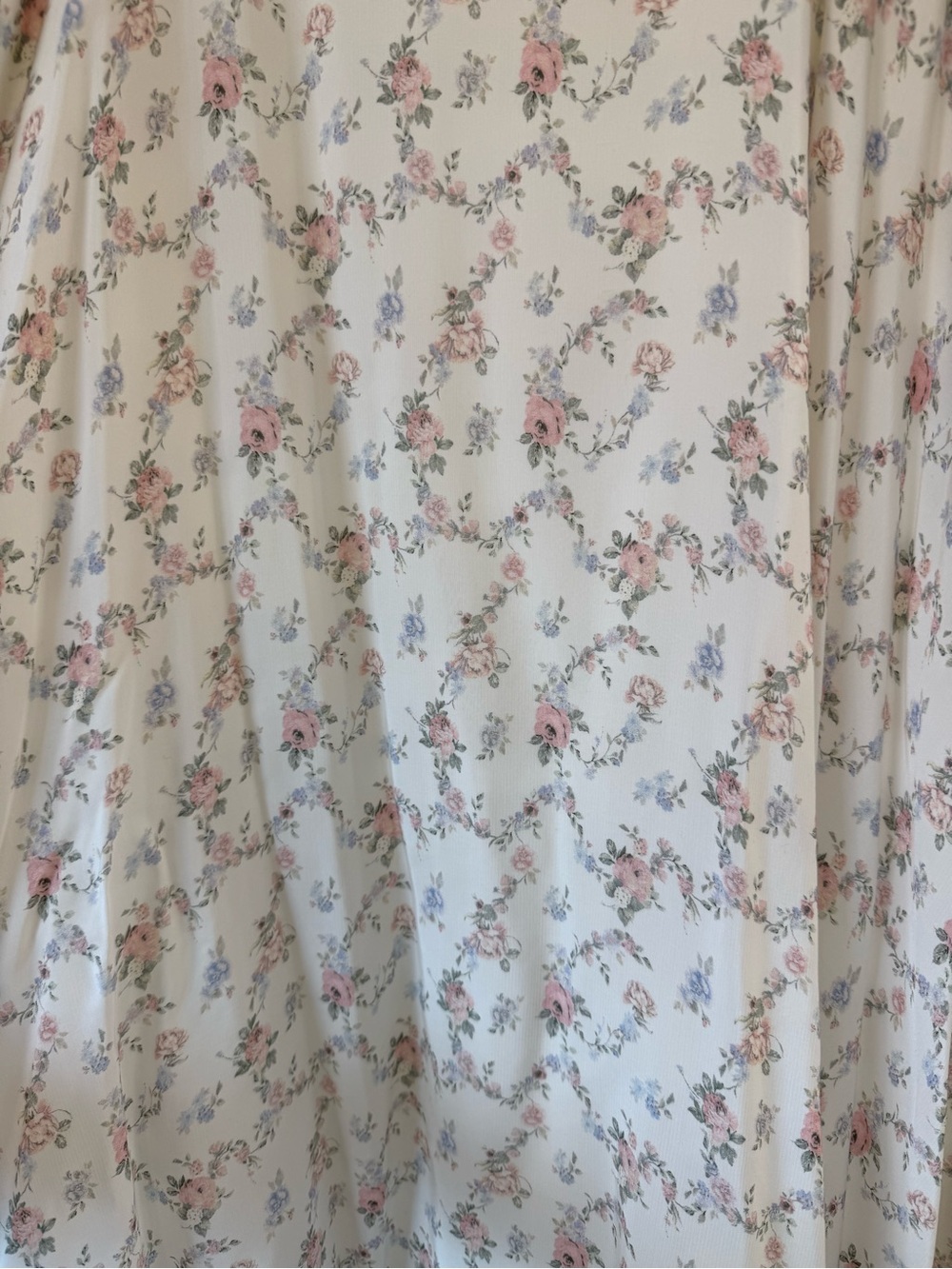 ANTONIO MELANI Cream Midi Dress with Pink Floral Print - Picture 2 of 4